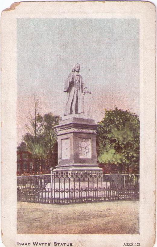 Southampton, Isaac Watts’ Statue (England)