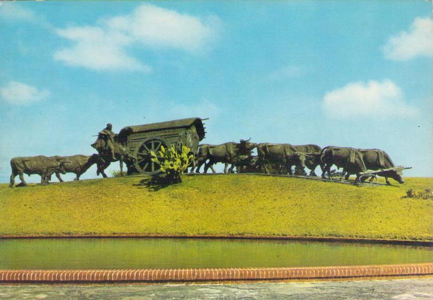 Montevideo, Monumento a la Carreta Escultor Jose Belloni (Uruguay)