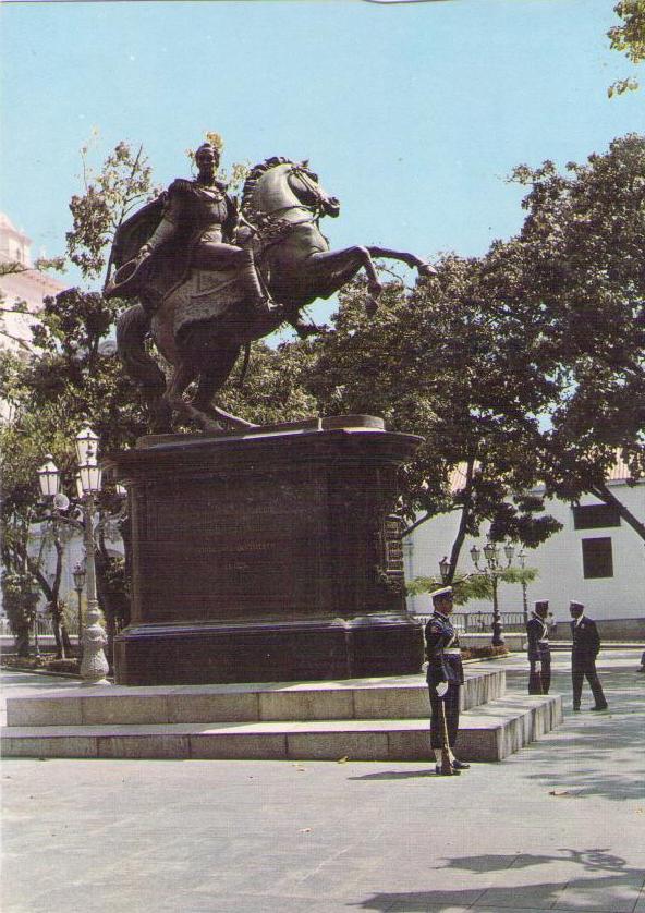 Caracas, Estatua del Libertador – Plaza Bolivar (Venezuela)