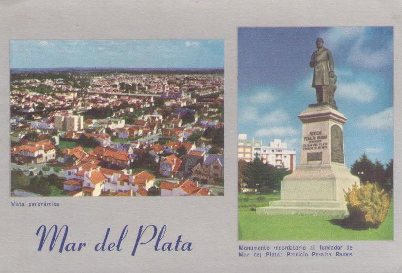 Mar del Plata, Panorama and Ramos Monument (Argentina)