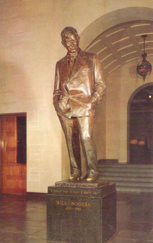 Claremore, The Will Rogers Statue (Oklahoma)