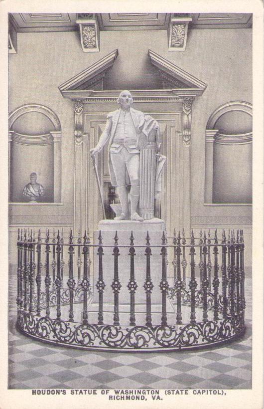 Richmond, Houdon’s Statue of Washington (State Capitol) (Virginia, USA)