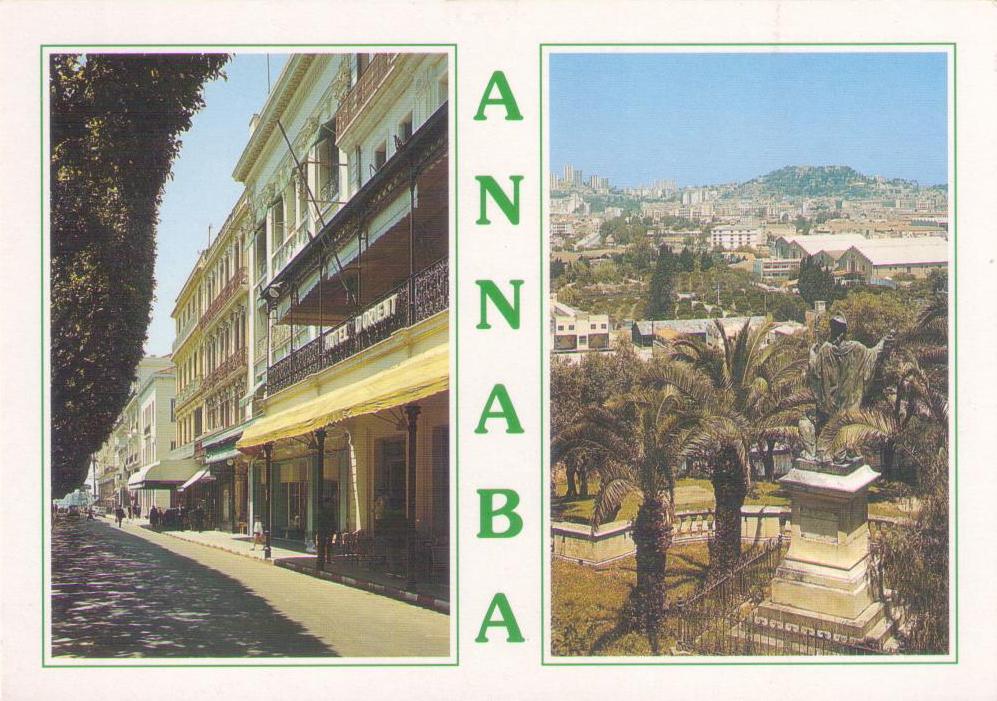 Annaba, Cour de la revolution, et vue generale (Algeria)