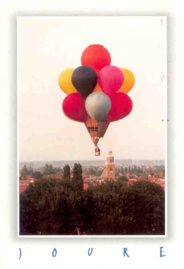 Ballooning over Joure (Netherlands)