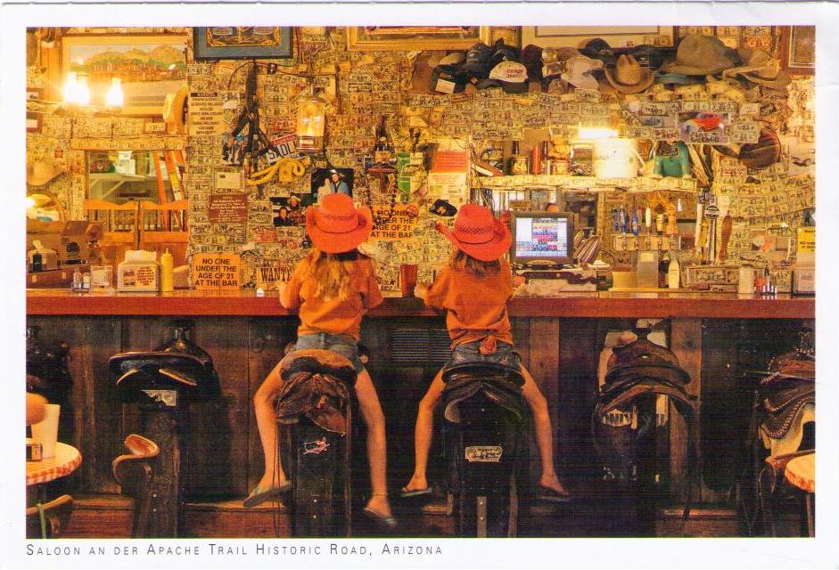 Saloon on the Apache Trail Historic Road, Arizona
