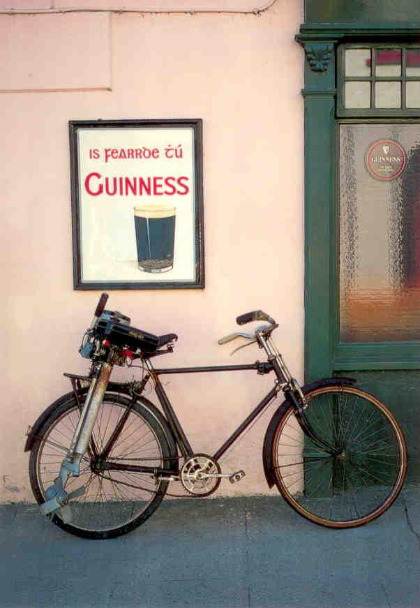 Amphibious Bicycle and Guinness (Greetings from Ireland)
