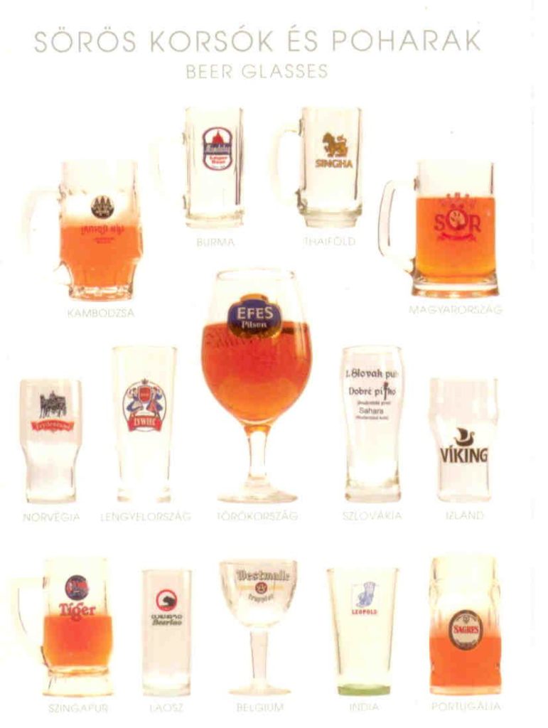 Beer Glasses (Hungary)