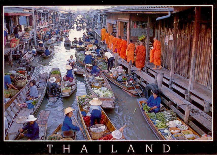 Floating Market, Damneon Saduak (Thailand)