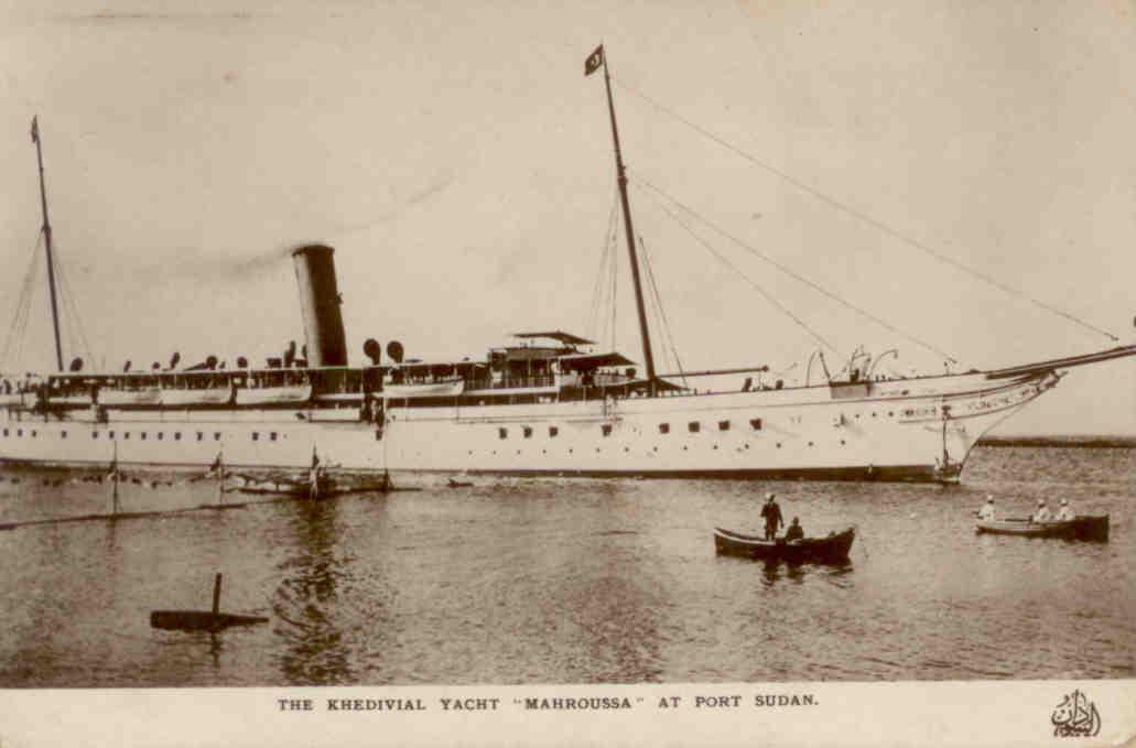 The Khedivial Yacht “Mahroussa” at Port Sudan