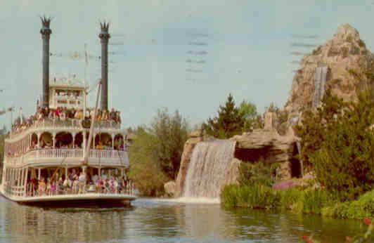 Mark Twain steamboat, Anaheim Disneyland (California)