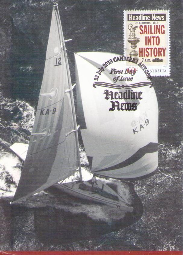 Sailing into History (Maximum Card) (Australia)