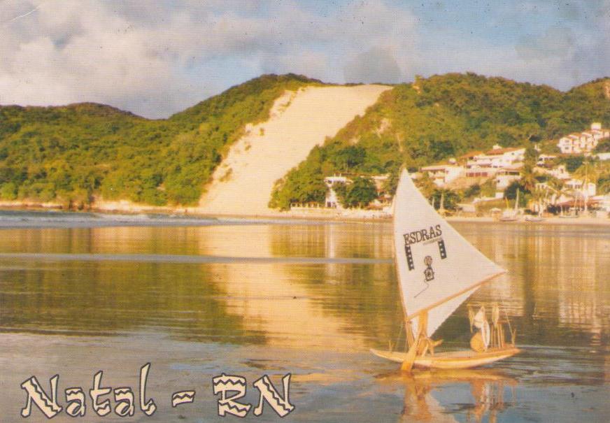 Natal – RN – Jangada na praia de Ponta Negra (Brazil)