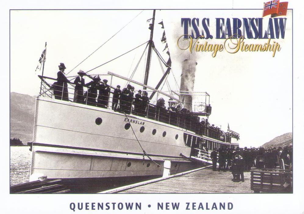 Queenstown, TSS Earnshaw (New Zealand)
