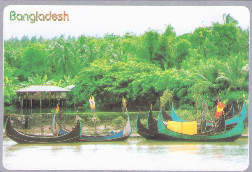 Boats on the river (Bangladesh)