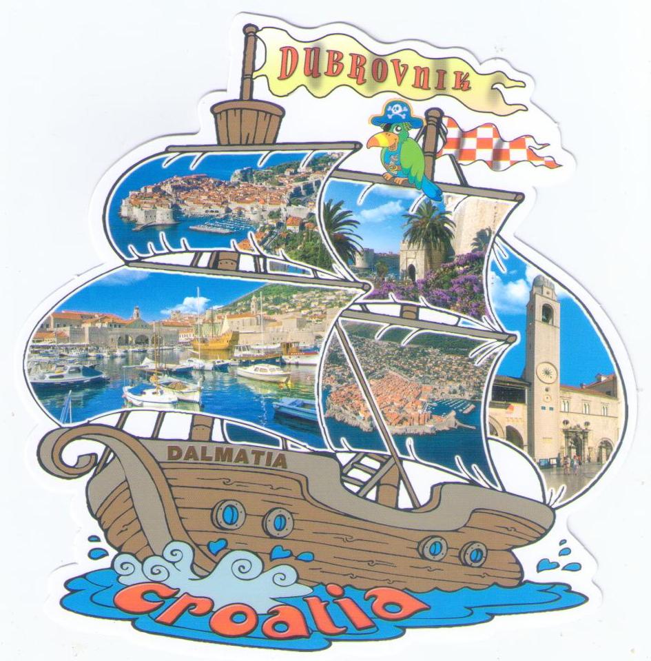 Dubrovnik (Croatia), novelty card