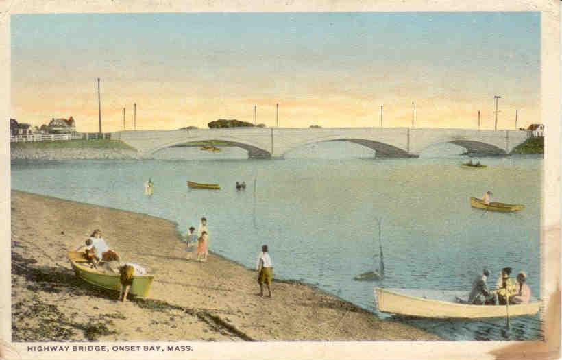 Onset Bay, highway bridge (Massachusetts)