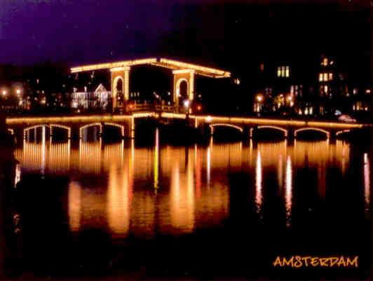 Amsterdam, Skinny Bridge, Amstel (Netherlands)