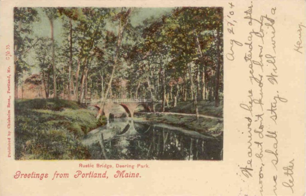 Greetings from Portland, Maine – Rustic Bridge
