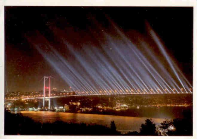 Bosphorous Bridge at night (Turkey)