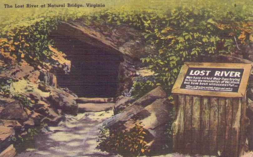 The Lost River at Natural Bridge (Virginia, USA)
