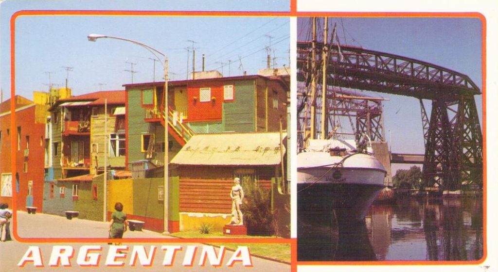 Barrio de La Boca, Bridge over the “Riachuelo” (Argentina)