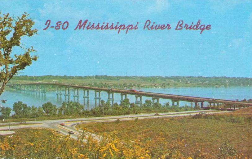 I-80 Mississippi River Bridge (Illinois, USA)