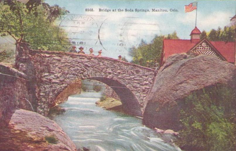 Manitou, Bridge at the Soda Springs (Colorado, USA)