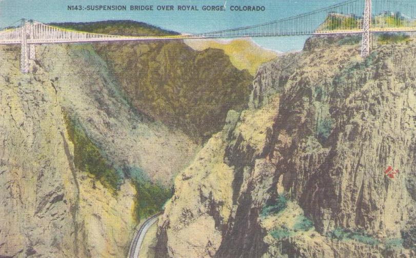 Suspension Bridge over Royal Gorge (Colorado, USA)