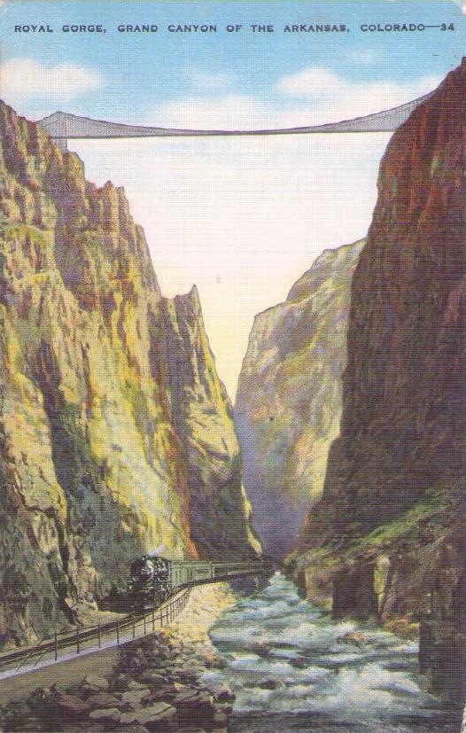 Royal Gorge, Grand Canyon of the Arkansas (Colorado, USA)