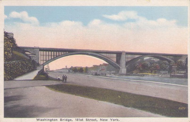 New York City, Washington Bridge, 181st Street