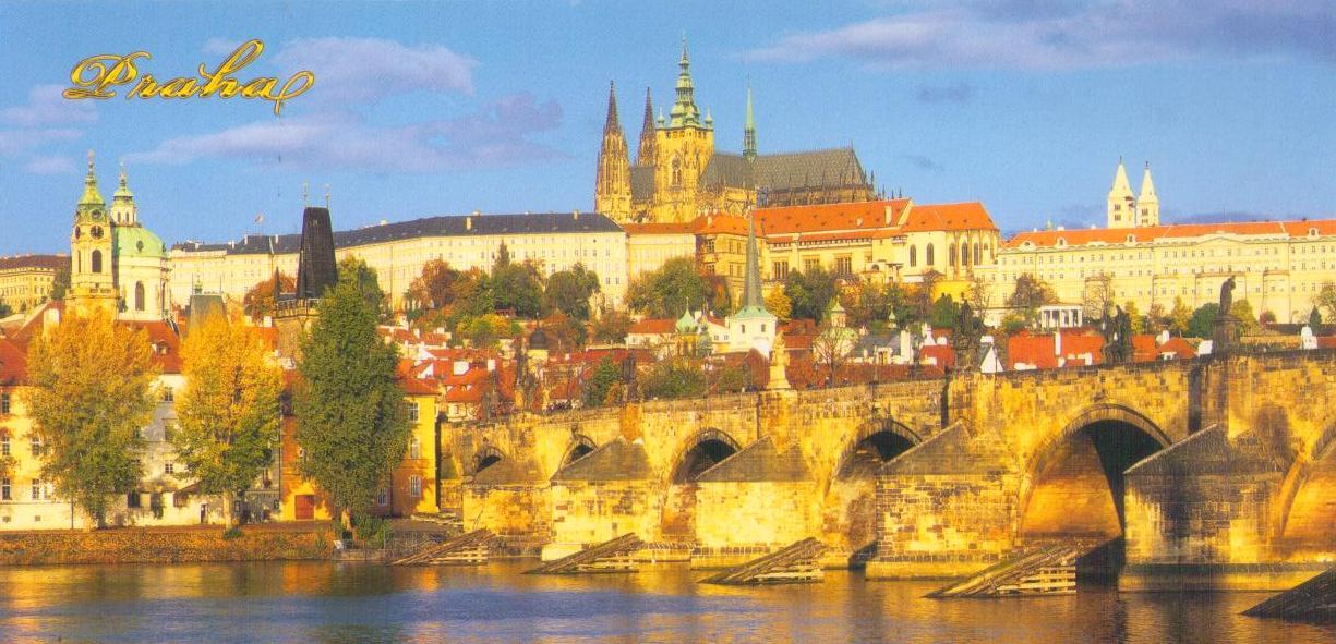 Charles Bridge and Hradcany (Prague, Czech Republic)