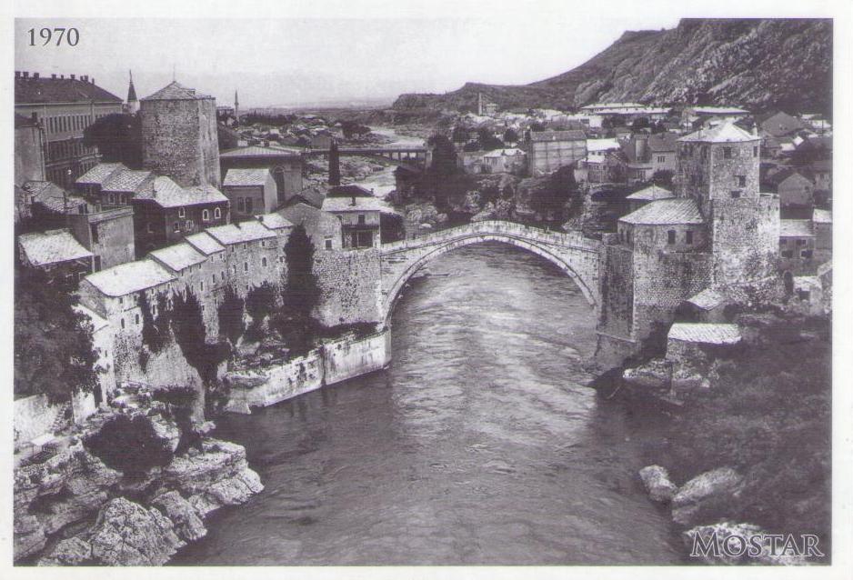 Old Bridge (Stari Most) 1970, Mostar (Bosnia & Herzegovina)