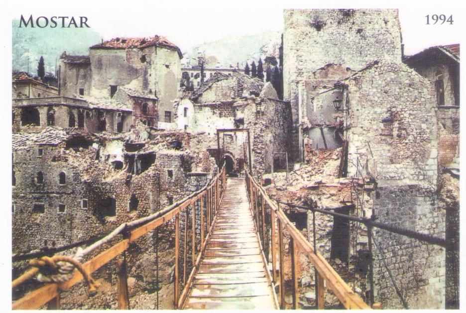 Old Bridge (Stari Most) 1994, Mostar (Bosnia & Herzegovina)