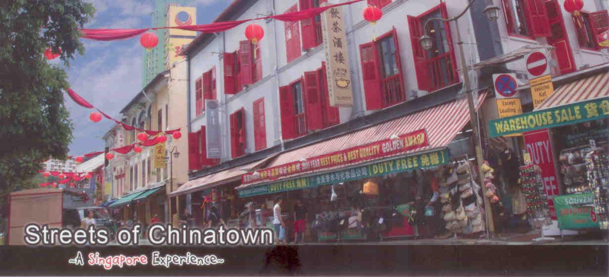 Streets of Chinatown – shops (Singapore)