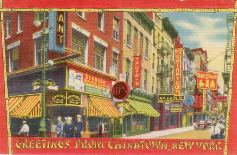 Greetings from Chinatown, New York
