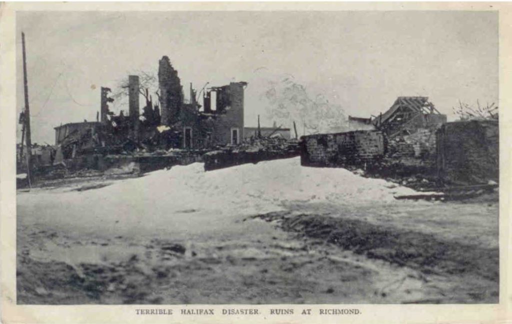 Terrible Halifax Disaster.  Ruins at Richmond. (Canada)