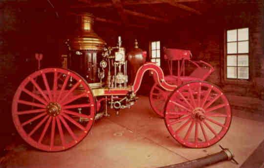 Calico ghost town, fire engine (California)