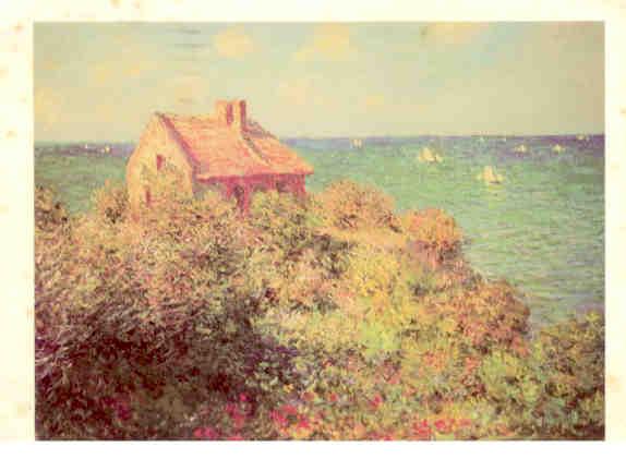 Claude Monet, Fisherman’s Cottage on the Cliffs