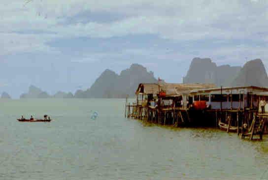 Koh Pannyi, Phangnga, fishing village (Thailand)