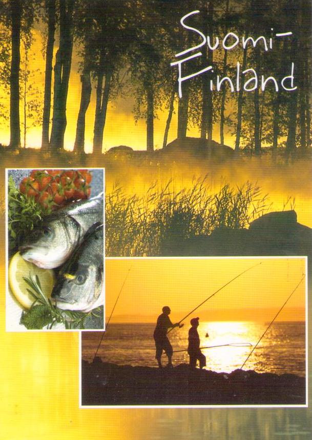Suomi – Finland, multiple views, and fishing