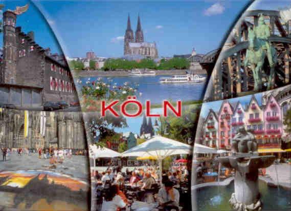 Koln (Cologne), multiple views (Germany)