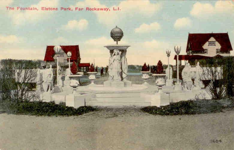 Far Rockaway, L.I., The Fountain, Elstone Park (New York)