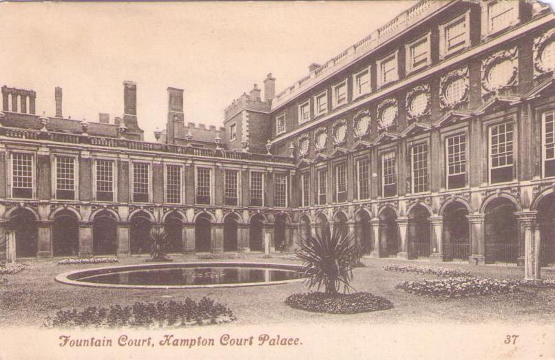 Fountain Court, Hampton Court Palace (England)