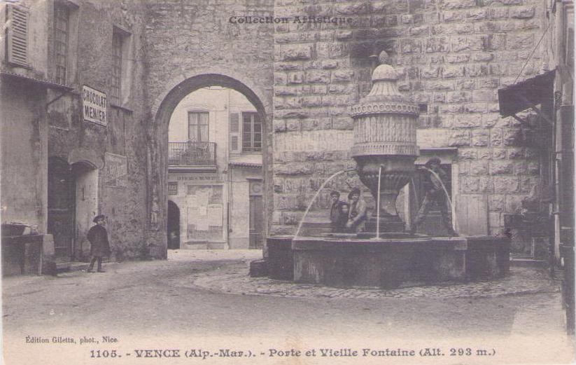 Vence – Post et Vielle Fontaine (France)