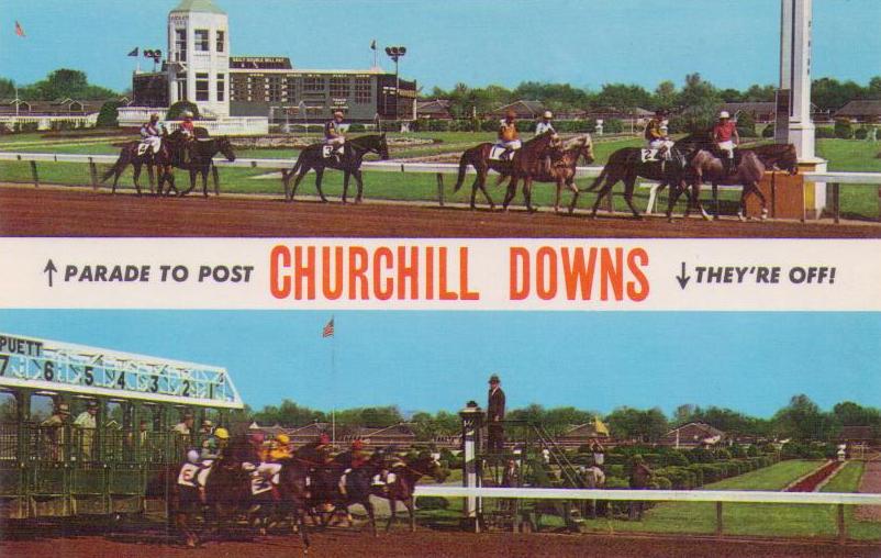 Louisville, Churchill Downs, Parade to Post (Kentucky, USA)