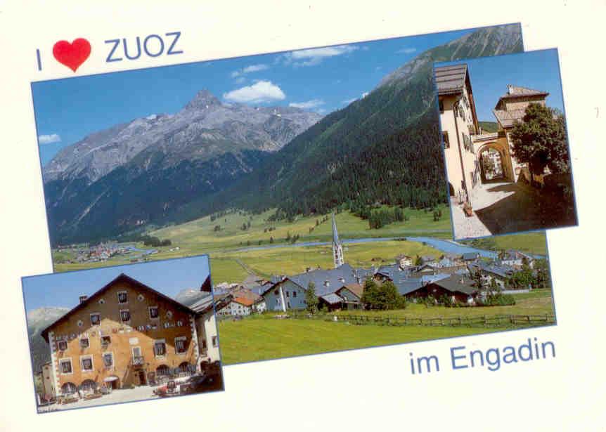 I heart Zuoz im Engadin (Switzerland)