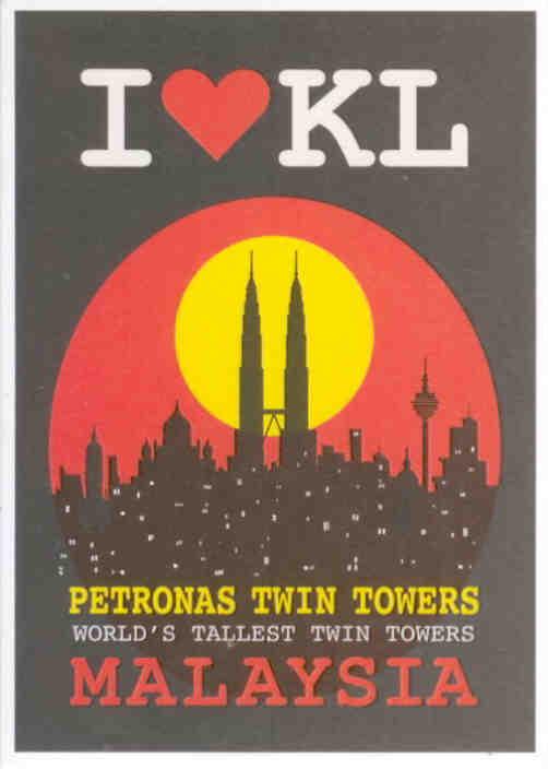 I (heart) KL Petronas Twin Towers (Malaysia)