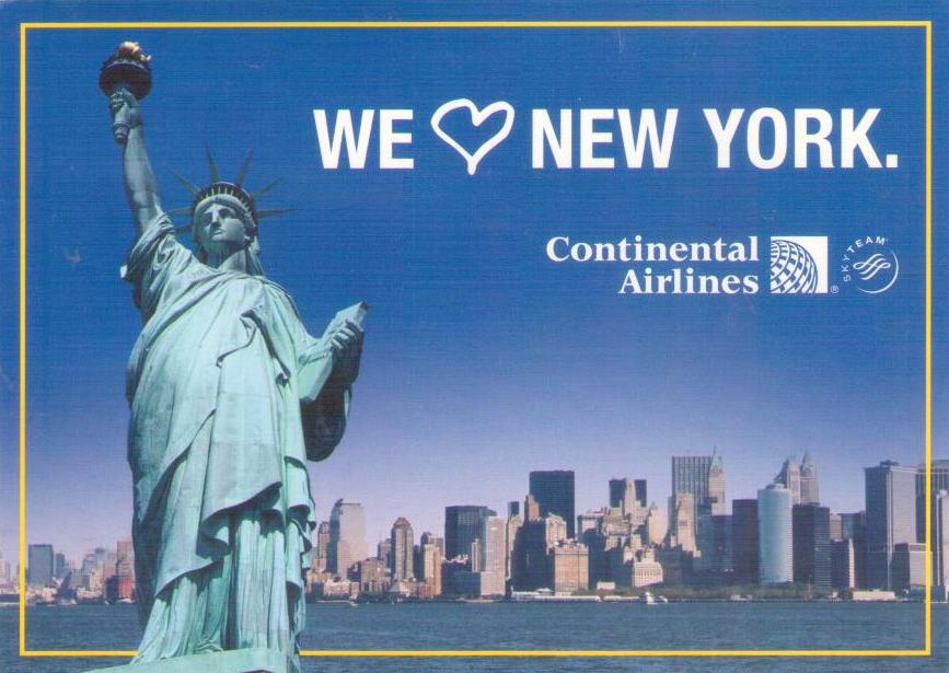 We (heart) New York – Continental Airlines (Germany)