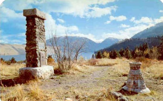 Burial place of Old Chief Joseph, Lake Wallowa (Oregon)
