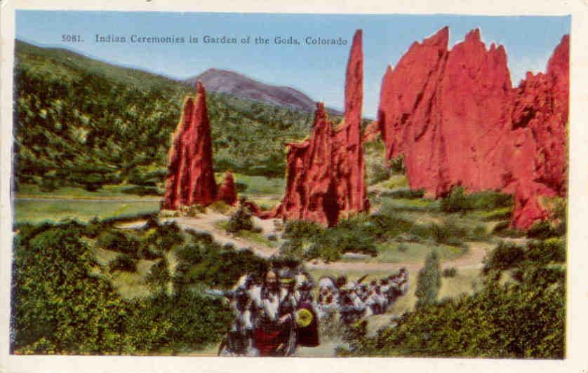 Colorado Springs, Indian Ceremonies in Garden of the Gods